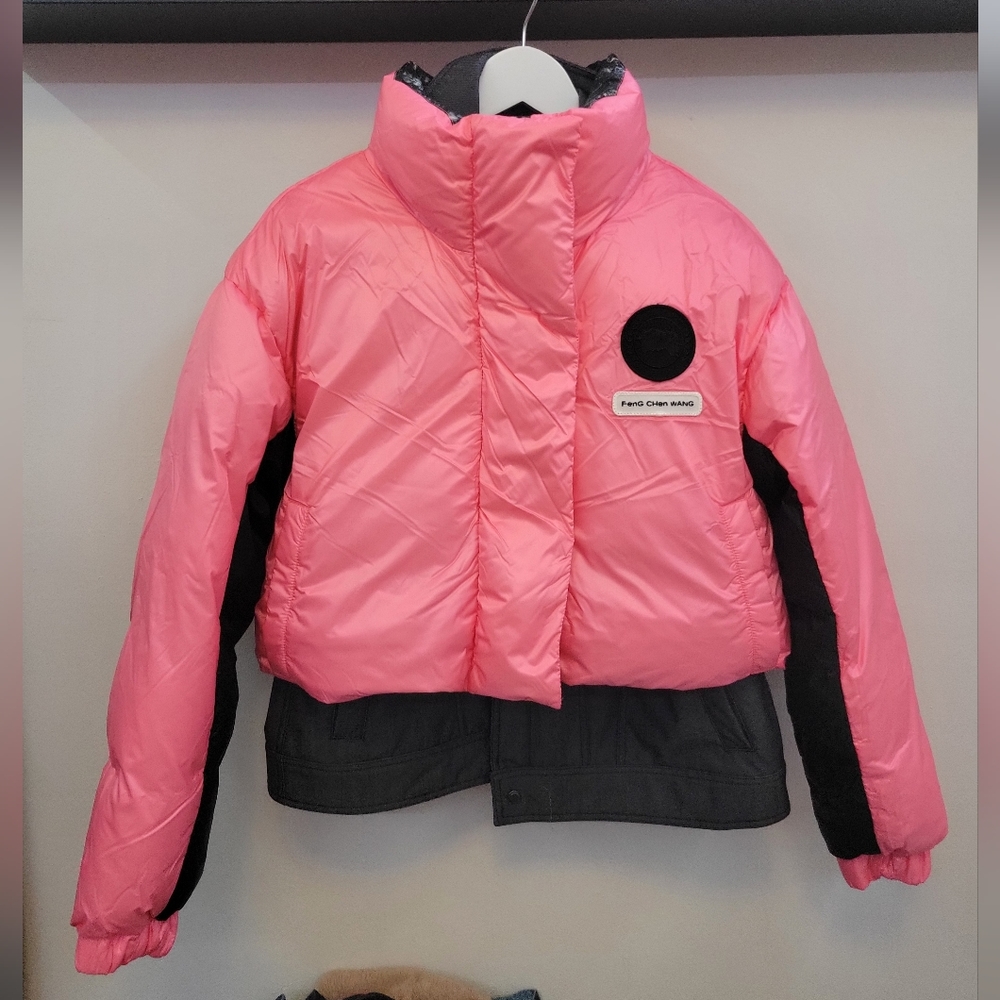 CANADA GOOSE FENG WANG pink puffer jacket